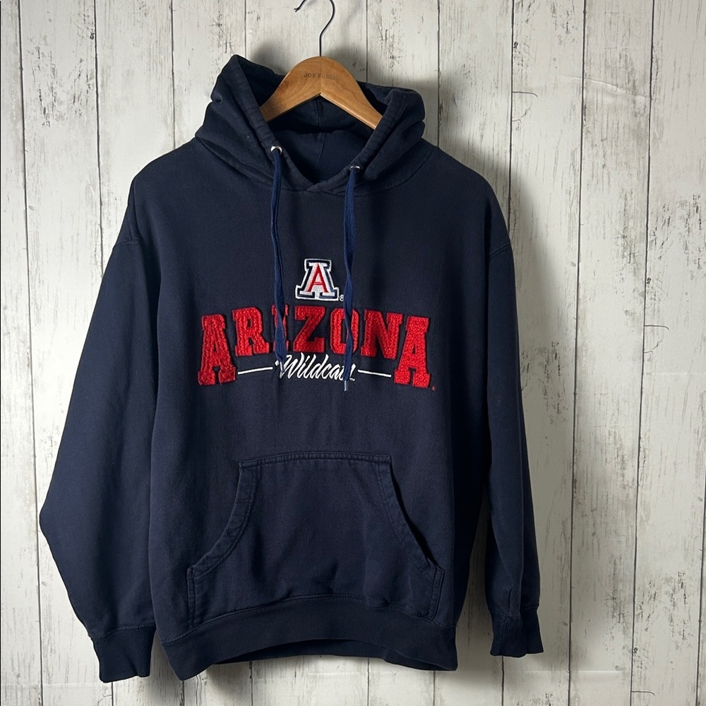 Arizona Wildcats Navy Sweatshirt Hoodie size women’s large men’s medium varsity